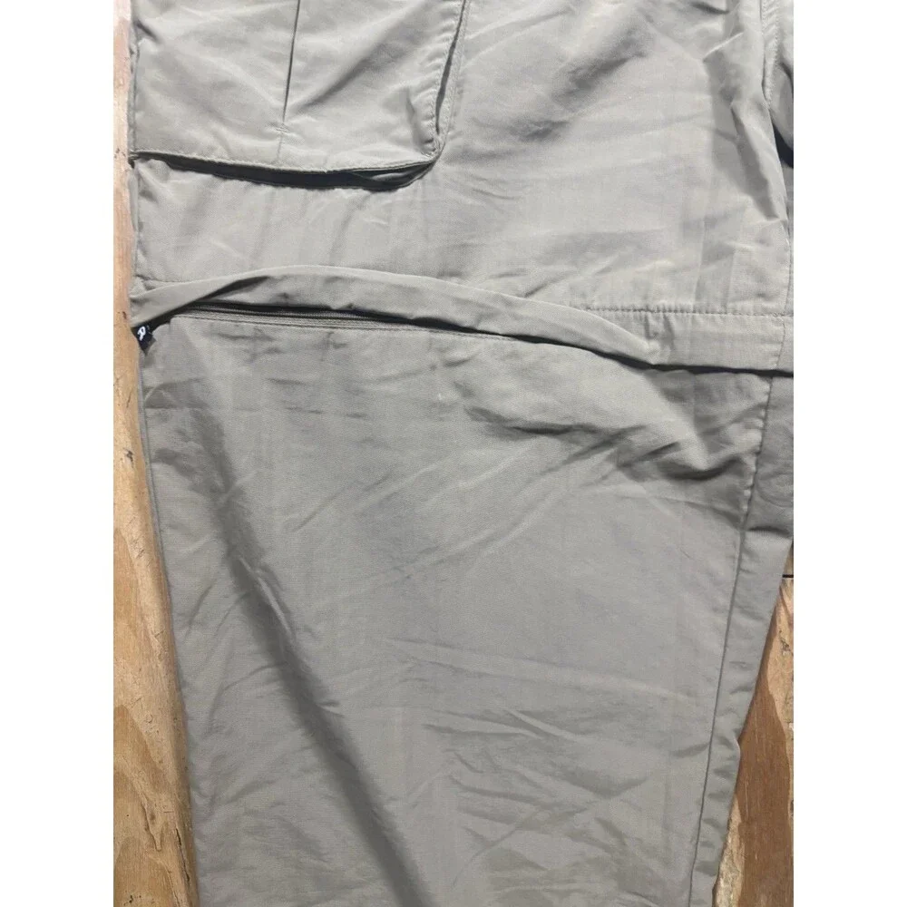 LL Bean Convertible Pants Mens XXL Tall Nylon Hiking Zip Off Pockets Outdoors